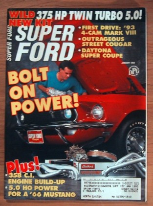 SUPER FORD 1993 JAN - DAYTONA COUPE, FORD WINS NASCAR